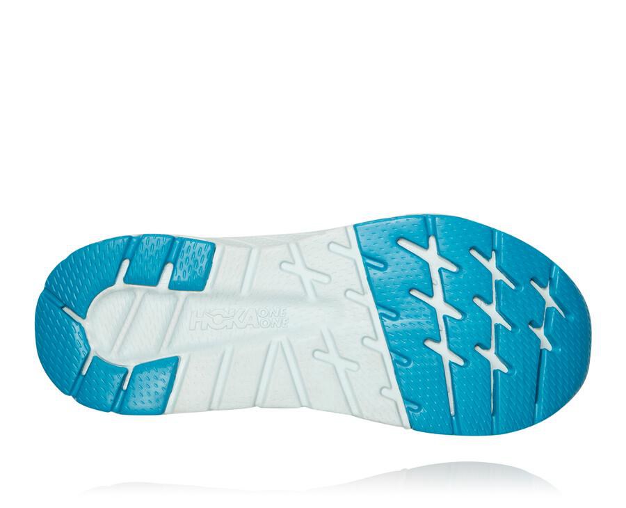 Zapatillas Asfalto Hoka One One Mujer - Cavu 3 - Azules - UZL146795